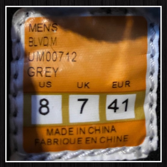 Cushe Men’s BLVDM size US8 UK7 EUR41 in Grey, model UM00712, BNIB - Picture 9 of 10